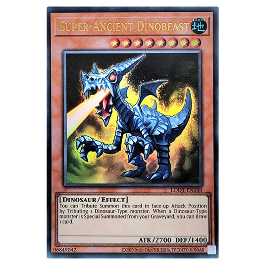 Yu-Gi-Oh! - Light of Destruction (2024 Reprint) - Super-Ancient Dinobeast (Ultra Rare) LODT-EN088
