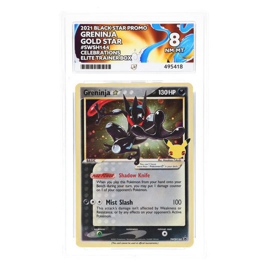 Pokemon - Celebrations - Greninja Gold Star SWSH144 - ACE 8 NM-MT