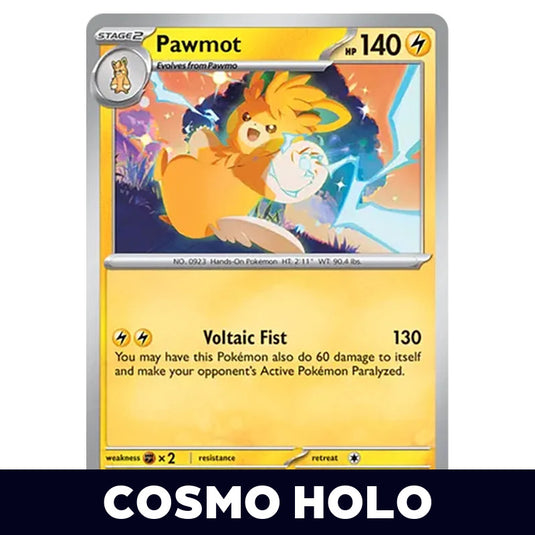 Pokemon - Mega Evolution - Phantasmal Flames - Pawmot - 034/132 (Cosmo Holo)