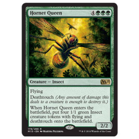 Magic the Gathering - M15 Core Set - Hornet Queen - 178/269