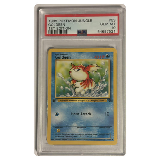 Pokemon - Jungle - Goldeen 53/64 - 1st Edition - PSA 10 GEM MINT