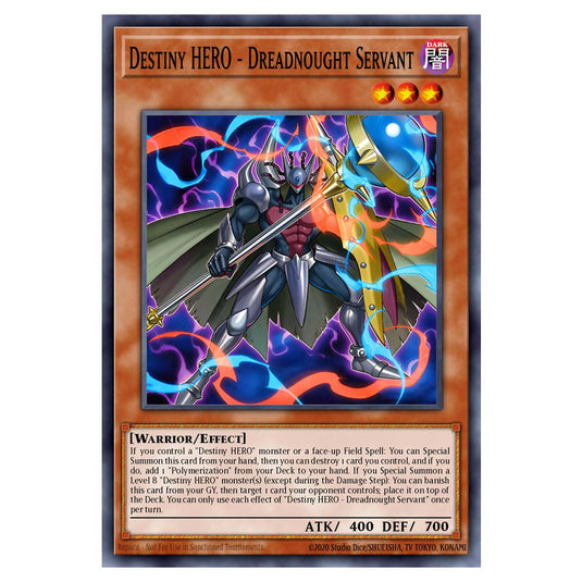 Destiny HERO - Dreadnought Servant BETB-EN023 card from the Yu-Gi-Oh! set Beyond the Brave