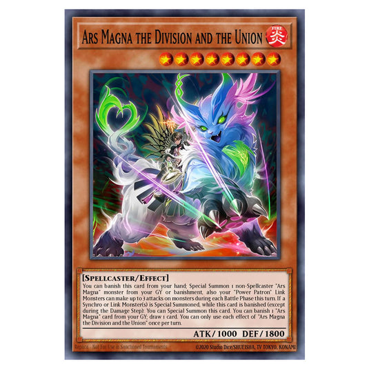 Ars Magna the Division and the Union BETB-EN020 card from the Yu-Gi-Oh! set Beyond the Brave
