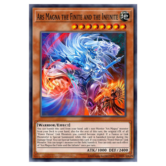 Ars Magna the Finite and the Infinite BETB-EN018-UR card from the Yu-Gi-Oh! set Beyond the Brave