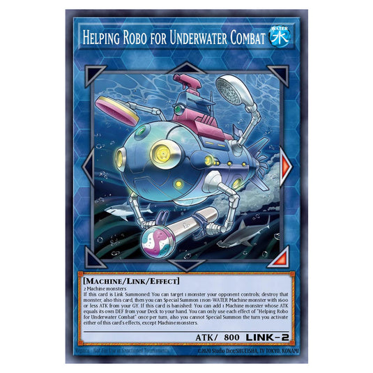 Helping Robo for Underwater Combat BETB-EN050 card from the Yu-Gi-Oh! set Beyond the Brave