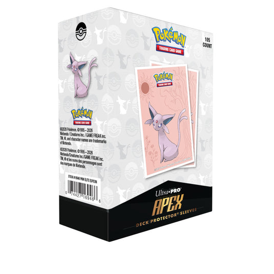 Ultra Pro - Pokemon - Elite Series - Espeon - Apex Deck Protector Sleeves (105 Sleeves)