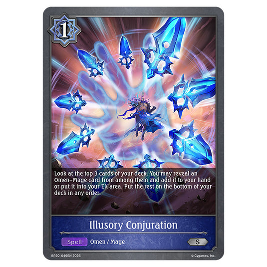 Illusory Conjuration BP20-049EN card from the Shadowverse: Evolve set Eightfold Retribution & Omens and Heirs