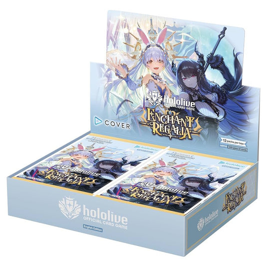 Hololive Official Card Game - Enchant Regalia - Booster Box (12 Packs)