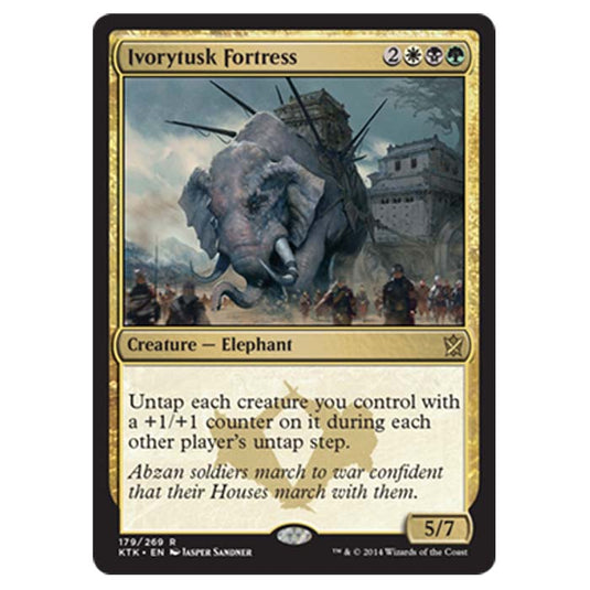 Magic the Gathering - Khans Of Tarkir - Ivorytusk Fortress - 179/269