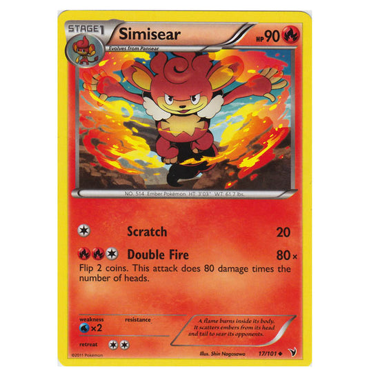 Pokemon - Black & White - Noble Victories - Simisear 17/101