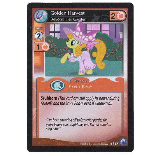 MLP - Canterlot Nights - Foil - Golden Harvest, Beyond Her Garden - #f17