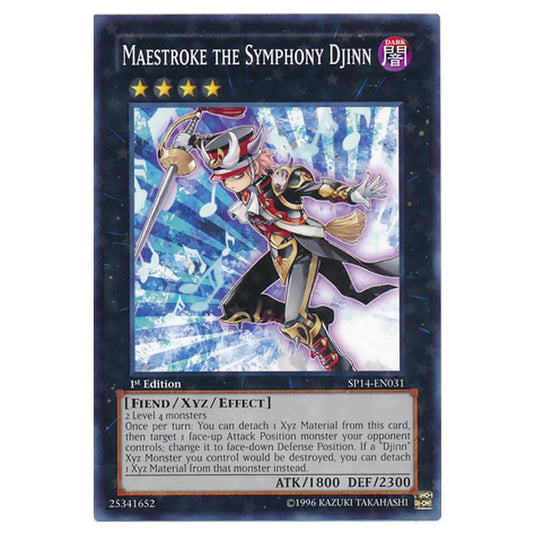 Yu-Gi-Oh! - Star Pack 2014 - Maestroke the Symphony Djinn (Starfoil Rare) SP14-EN031
