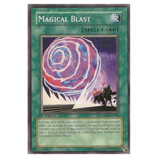 Yu-Gi-Oh! - Spellcaster's Command Structure Deck - Magical Blast (Common) SDSC-EN031