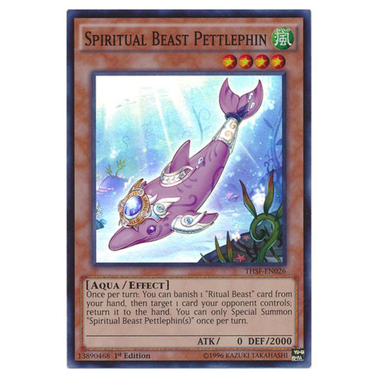 Yu-Gi-Oh! - The Secret Forces - Spiritual Beast Pettlephin (Super Rare) THSF-EN026