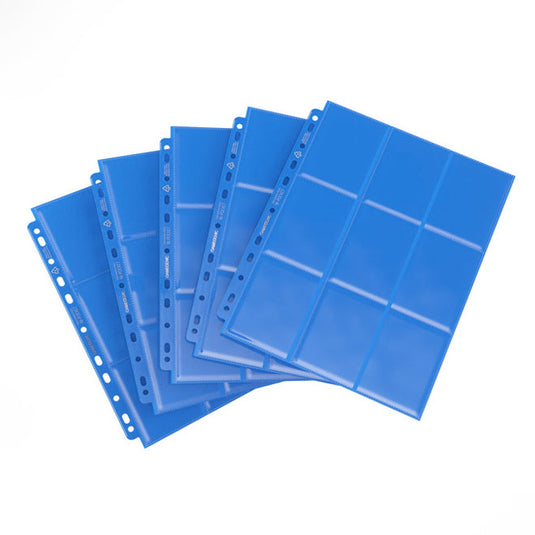 Gamegenic - Sideloading 18-Pocket Pages 10 pcs pack Blue