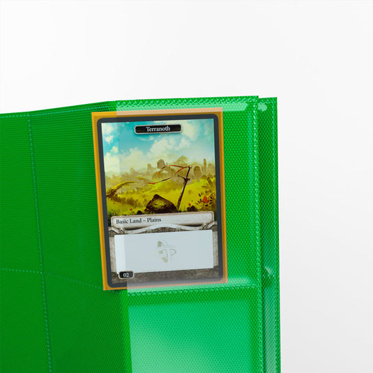 Gamegenic - Sideloading 18-Pocket Pages 50 pcs Display - Green