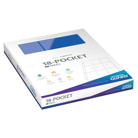 Ultimate Guard - 18-Pocket Pages - Side-Loading Blue (50 pages)