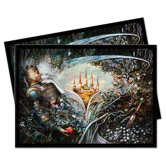Ultra Pro - Standard Deck Protectors - Magic: The Gathering Throne of Eldraine V5 (100 Sleeves)