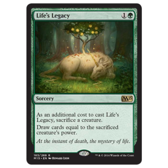 Magic the Gathering - M15 Core Set - Life's Legacy - 183/269