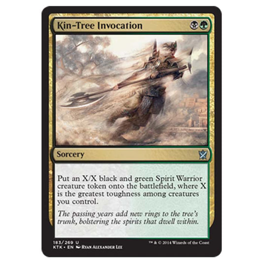 Magic the Gathering - Khans Of Tarkir - Kin-Tree Invocation - 183/269