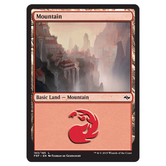 Magic the Gathering - Fate Reforged - Mountain - 183/185