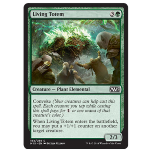 Magic the Gathering - M15 Core Set - Living Totem - 184/269