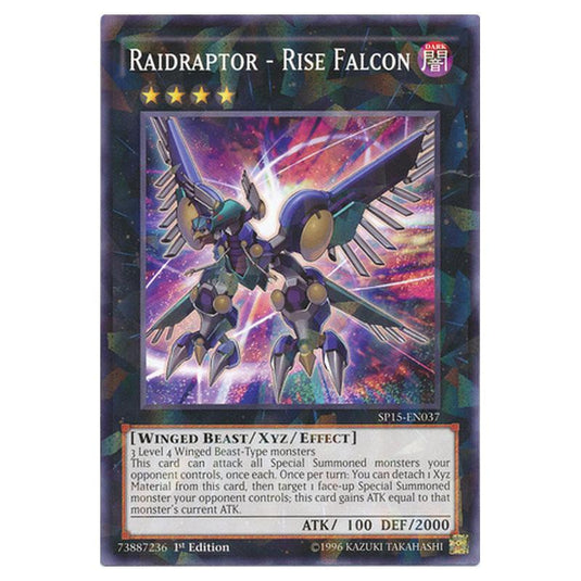 Yu-Gi-Oh! - Star Pack ARC-V - Raidraptor - Rise Falcon (Shatterfoil Rare) SP15-EN037