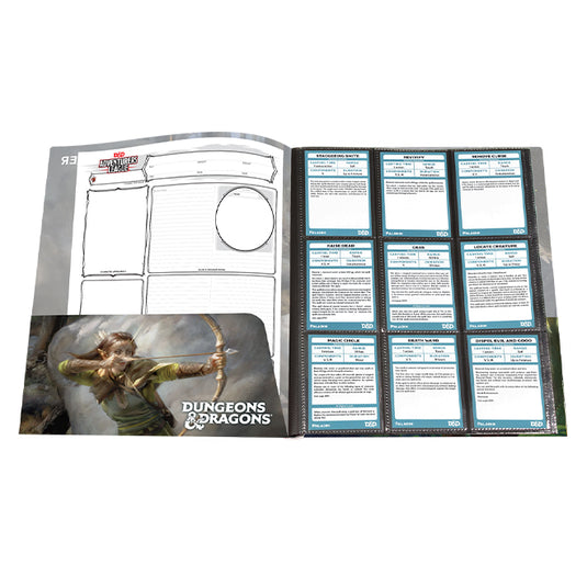Ultra Pro - Class Folio with Stickers for Dungeons & Dragons - Paladin