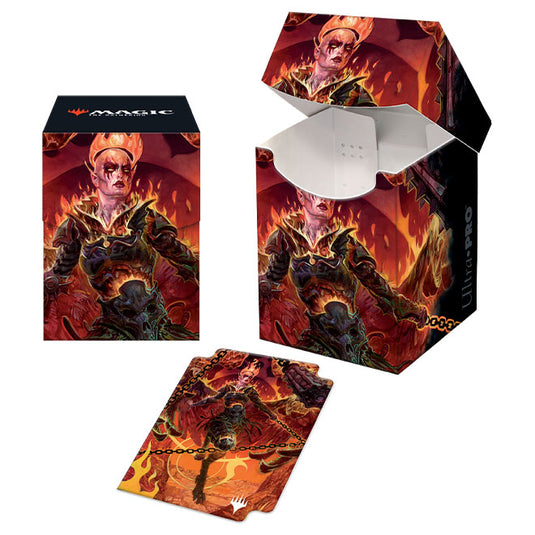 Ultra Pro - Magic The Gathering - Adventures in the Forgotten Realms - Pro 100+ Deck Box - Zariel, Archduke of Avernus