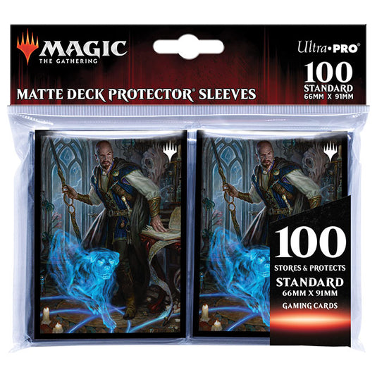 Ultra Pro - Magic the Gathering - Adventures in the Forgotten Realms - Standard Deck Protectors - Mordenkainen (100 Sleeves)