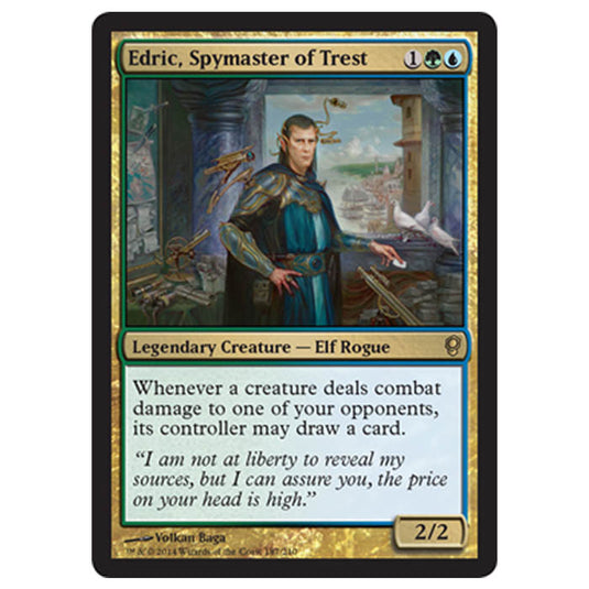 Magic the Gathering - Conspiracy - Edric, Spymaster of Trest - 187/210