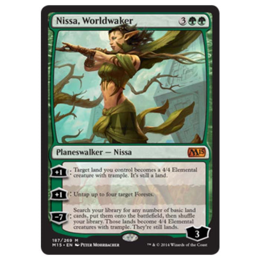 Magic the Gathering - M15 Core Set - Nissa, Worldwaker - 187/269