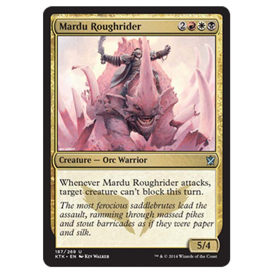 Magic the Gathering - Khans Of Tarkir - Mardu Roughrider - 187/269