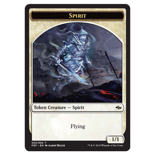 Magic the Gathering - Fate Reforged - Token Creature Spirit - 002/004