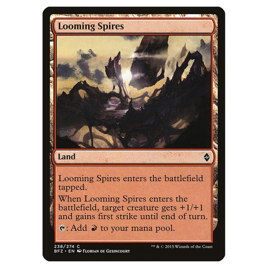 Magic The Gathering - Battle For Zendikar - Looming Spires - 238/274 (Foil)