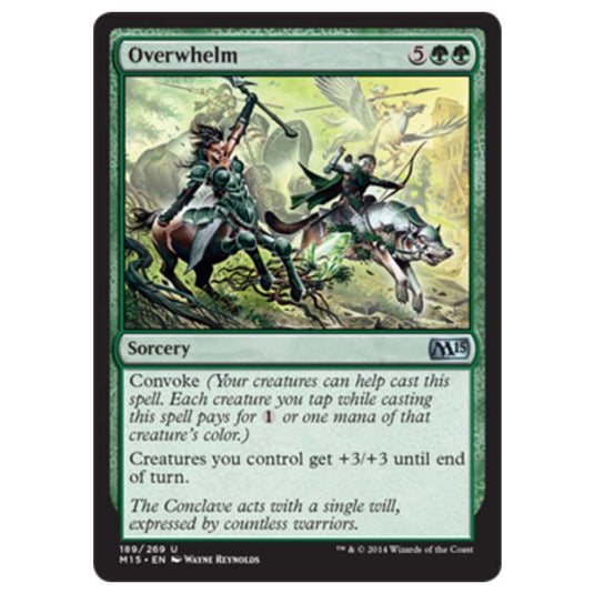 Magic the Gathering - M15 Core Set - Overwhelm - 189/269