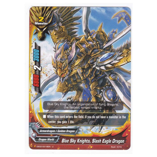Future Card Buddyfight - Great Clash Dragon VS Danger - Blue Sky Knights Slash Eagle Dragon - 18/48