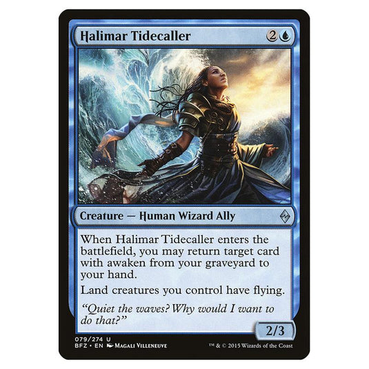 Magic The Gathering - Battle For Zendikar - Halimar Tidecaller - 79/274