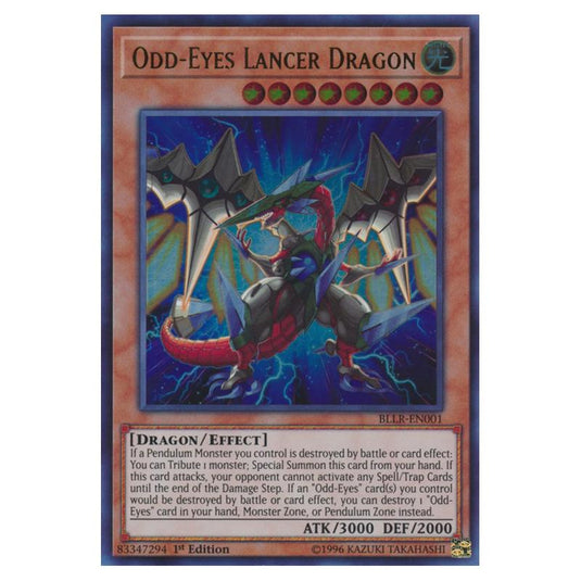 Yu-Gi-Oh! - Battles of Legend - Light's Revenge - Odd-Eyes Lancer Dragon (Ultra Rare) BLLR-EN001