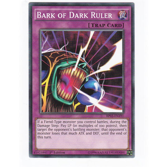 Yu-Gi-Oh! - Battle Pack 3 - Bark of Dark Ruler - 191/237