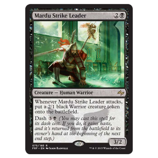 Magic the Gathering - Fate Reforged - Mardu Strike Leader - 75/185 (Foil)
