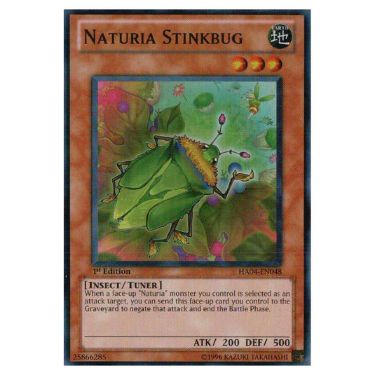 Yu-Gi-Oh! - Hidden Arsenal 4 - Trishula's Triumph - Naturia Stinkbug (Super Rare) HA04-EN048
