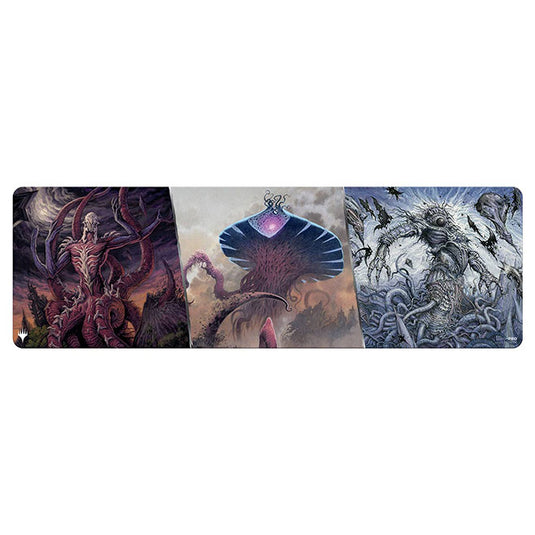 Ultra Pro - Magic the Gathering - Double Masters 2022 - 8ft Table Playmat - Ulamog, Emrakul, and Kozilek