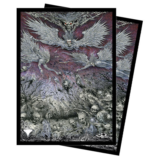 Ultra Pro - Magic The Gathering - Double Masters 2022 - Standard Sleeves - Damnation (100 Sleeves)