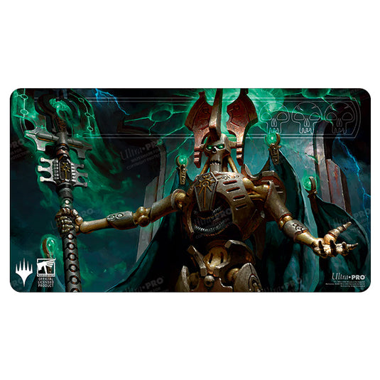 Ultra Pro - Magic the Gathering - Warhammer 40k Commander - Playmat - Szarekh, the Silent King