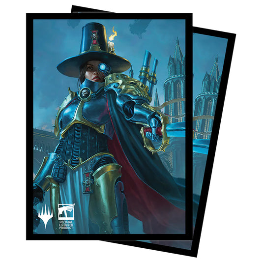 Ultra Pro - Magic the Gathering - Warhammer 40k Commander - Standard Sleeves (100 Sleeves) - Inquisitor Greyfax