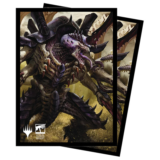 Ultra Pro - Magic the Gathering - Warhammer 40k Commander - Standard Sleeves (100 Sleeves) - The Swarmlord