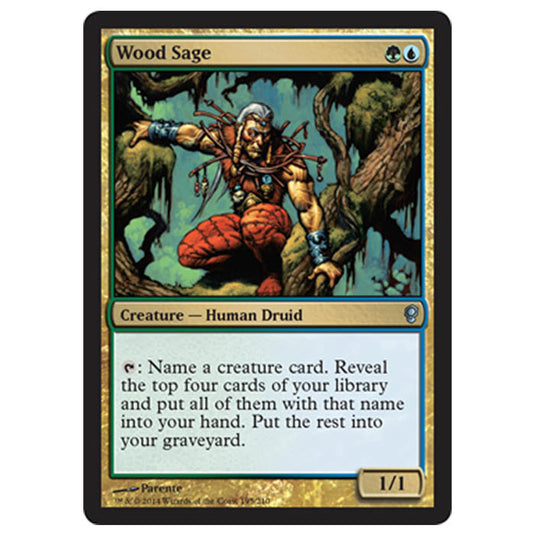 Magic the Gathering - Conspiracy - Wood Sage - 195/210