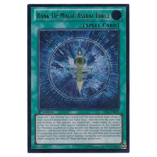 Yu-Gi-Oh! - Legacy of the Valiant - Rank-Up-Magic Astral Force (Ultimate Rare) LVAL-EN059
