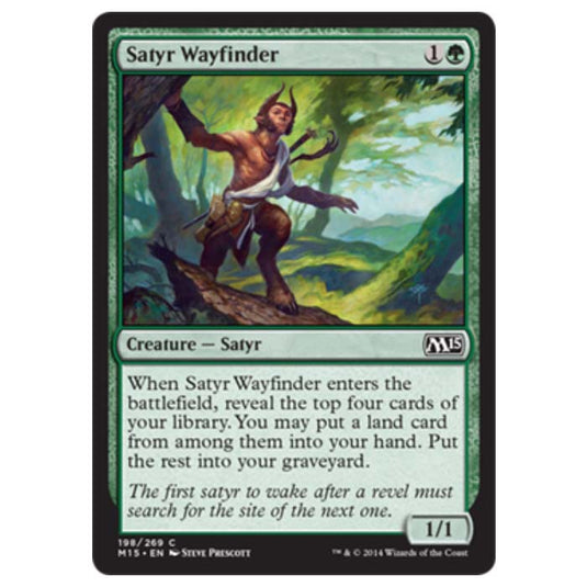 Magic the Gathering - M15 Core Set - Satyr Wayfinder - 198/269